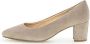 Gabor Moderne Elegante Beige Leren Pumps Beige Dames - Thumbnail 1