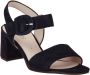 Gabor Marineblauwe Suède Zomersandalen Blue Dames - Thumbnail 1