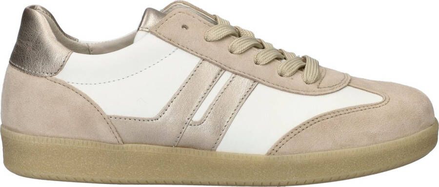 Gabor Best Fitting dames sneaker Beige wit