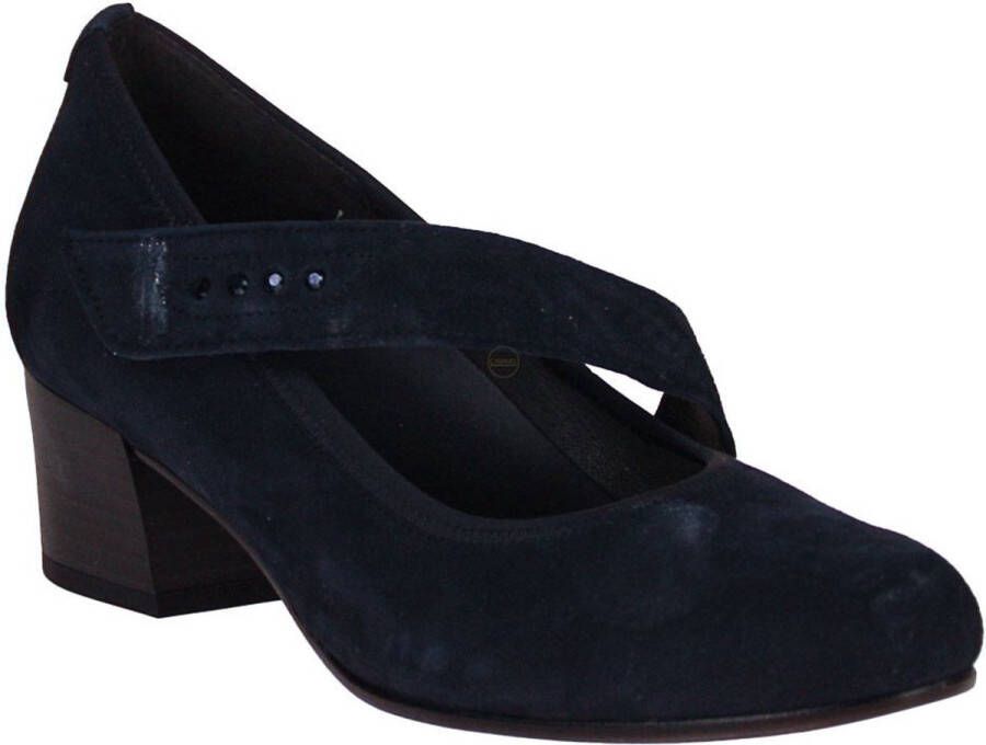 Gabor Blauwe suède leren pumps Blue Dames