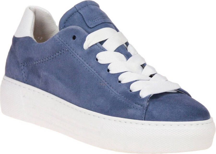 Gabor Comfort Blauwe Sneaker G-leest Uitneembaar Voetbed