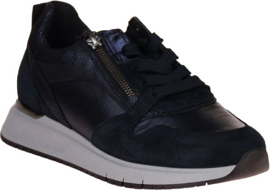 Gabor Comfort Blauwe Sneaker H-leest