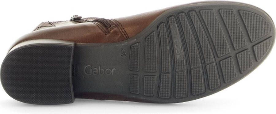 Gabor Comfort Cognac Korte Laars H-leest