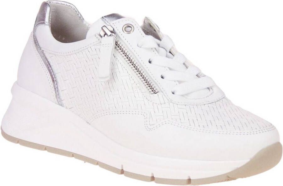 Gabor Witte Leren Sneakers White Dames