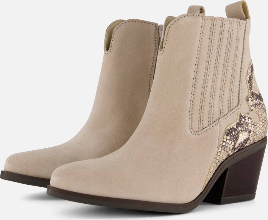 Gabor Cowboylaarzen beige Suede Dames