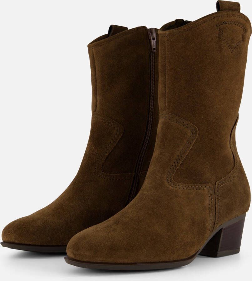 Gabor Cowboylaarzen cognac Suede Dames