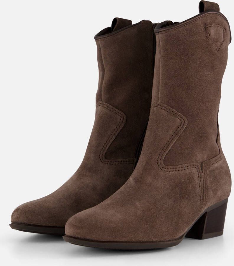 Gabor Cowboylaarzen taupe Suede Dames