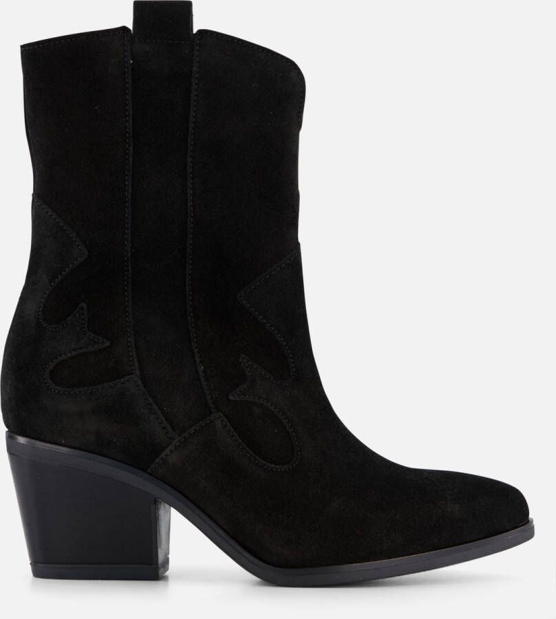 Gabor Cowboylaarzen zwart Suede Dames