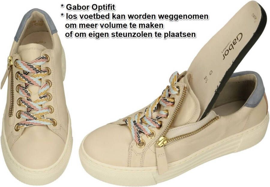 Gabor Beige Ritssluiting 26.465.60 Kapsel-Kol