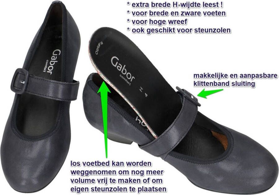 Gabor -Dames blauw donker pumps & hakschoenen