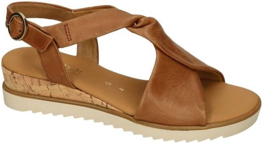 Gabor -Dames cogna caramel sandalen