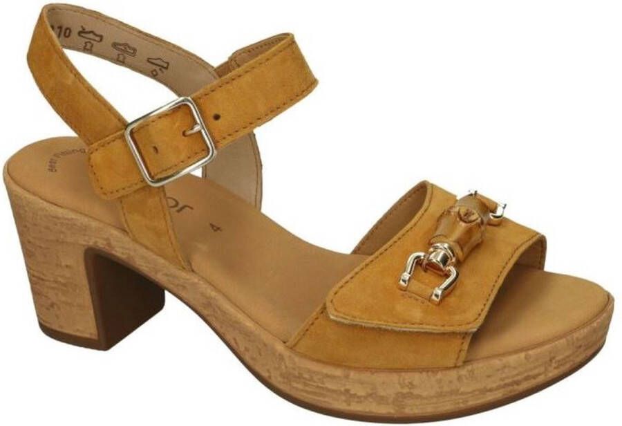 Gabor -Dames cogna caramel sandalen