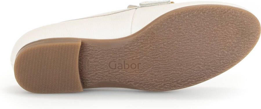 Gabor -Dames crÈme ballerina's & mocassins