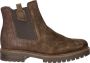 Gabor Suède Chelsea Boot met Metallic Detail Brown Dames - Thumbnail 2