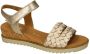 Gabor Iridescent Leather Sandals Gray Dames - Thumbnail 1