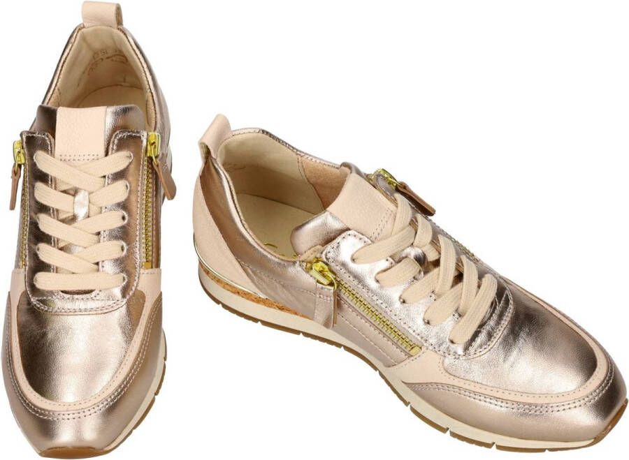 Gabor -Dames goud sneakers