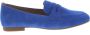 Gabor Blauwe Suède Loafers Slip-On Ronde Neus Blue Dames - Thumbnail 5