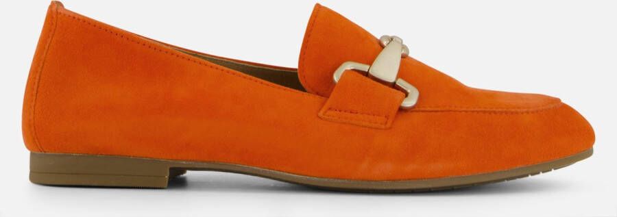 GABOR Loafers 45.211 Maat: 35 5 Materiaal: Suède Kleur: Oranje