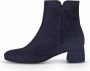 Gabor 680.3 Enkellaarsjes Enkelboots met rits Dames Blauw - Thumbnail 2