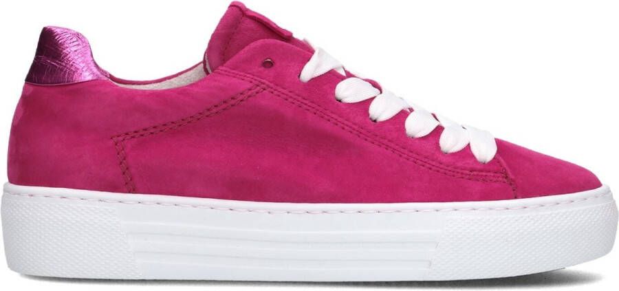 GABOR Lage Sneakers Dames 460.1 Maat: 38 Materiaal: Suède Kleur: Roze