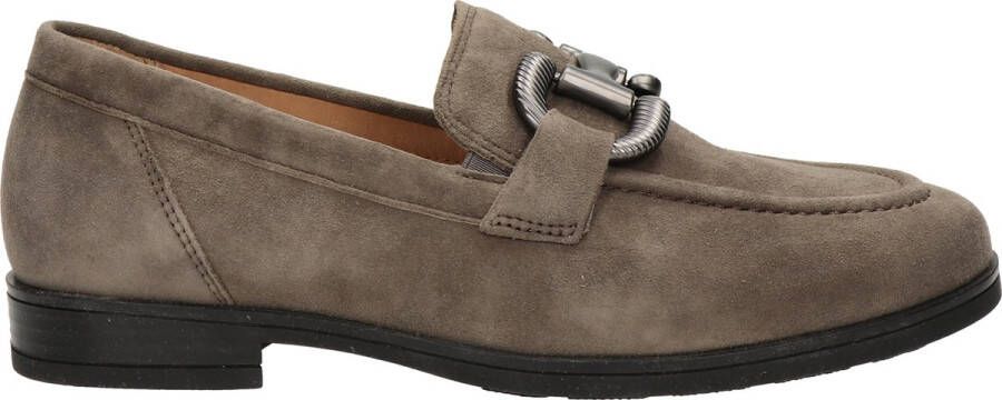 Gabor Stijlvolle Loafers in Samtchevreau Brown Dames