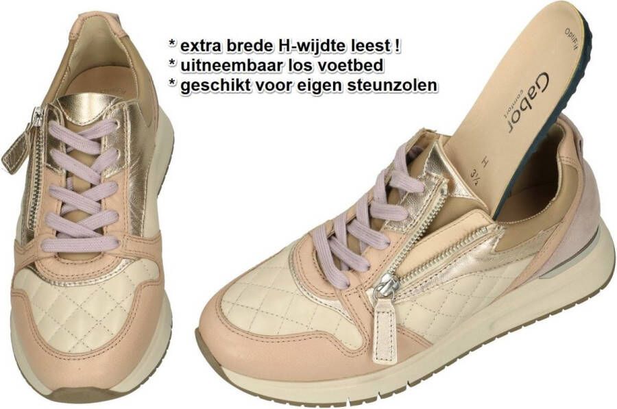 Gabor -Dames pastel-kleuren sneakers