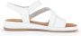 Gabor Witte Leren Sandalen Klittenbandsluiting White Dames - Thumbnail 2