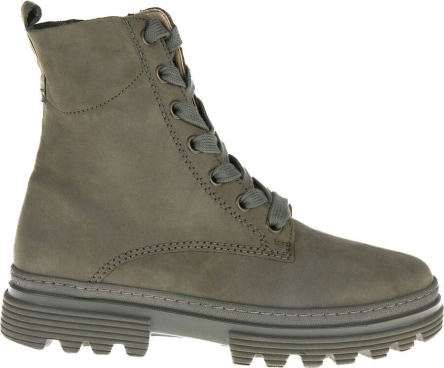 Gabor 92.515.33 Dames Veterboots Khaki Kleur Khaki