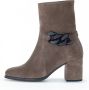 Gabor Enkellaarsjes bruin Suede 192405 Dames - Thumbnail 4