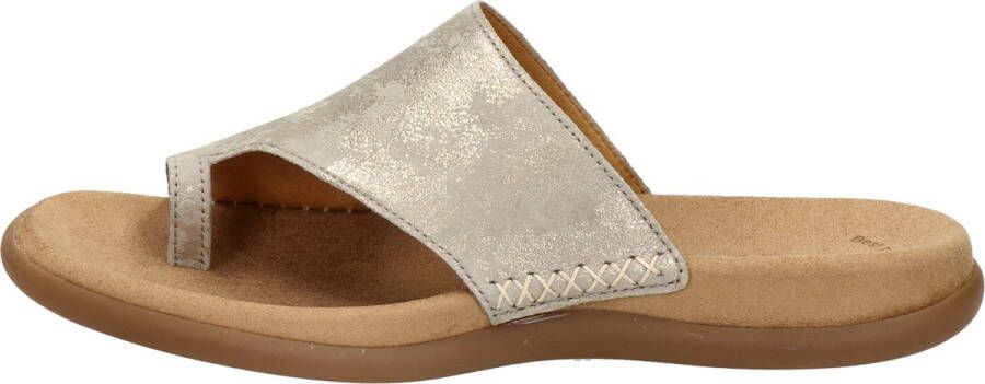 Gabor -Dames goud slippers & muiltjes