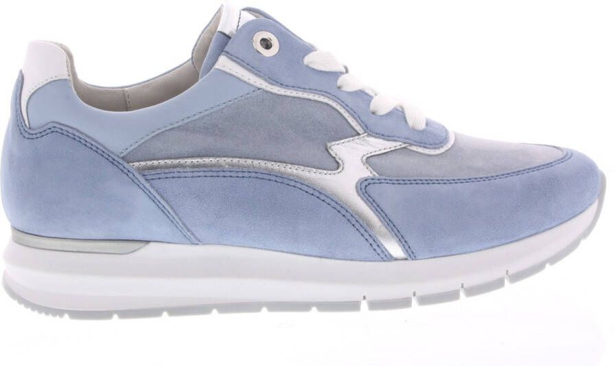 GABOR Lage Sneakers Dames 355 Maat: 38 5 Materiaal: Suède Kleur: Blauw