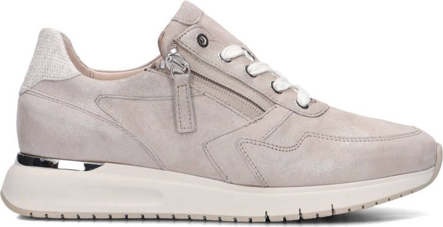 GABOR Lage Sneakers Dames 46.448 Maat: 37 Materiaal: Leer Kleur: Taupe