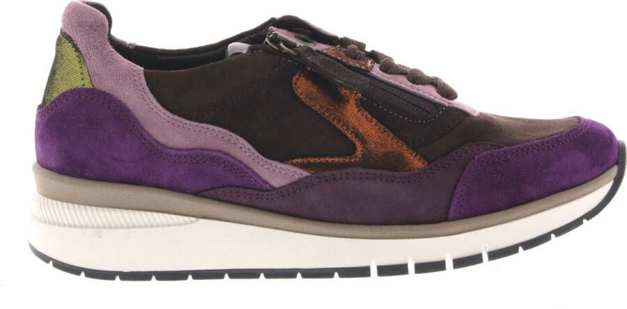 GABOR Lage Sneakers Dames 306 Maat: 38 Materiaal: Leer Kleur: Bruin