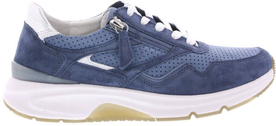 Gabor Dames Sneakers 86.896.26 Rolling Soft Blauw