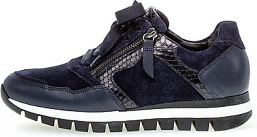 Gabor Dames Sneakers Donkerblauw