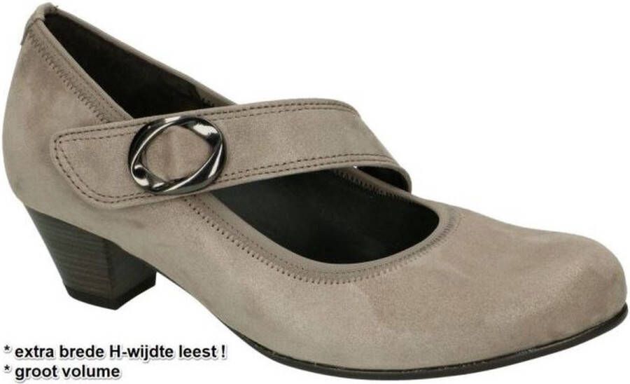 Gabor Taupe Print Klassieke Elegante Hakken Beige Dames - Foto 1