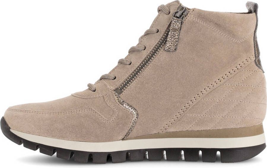 Gabor -Dames taupe sneakers