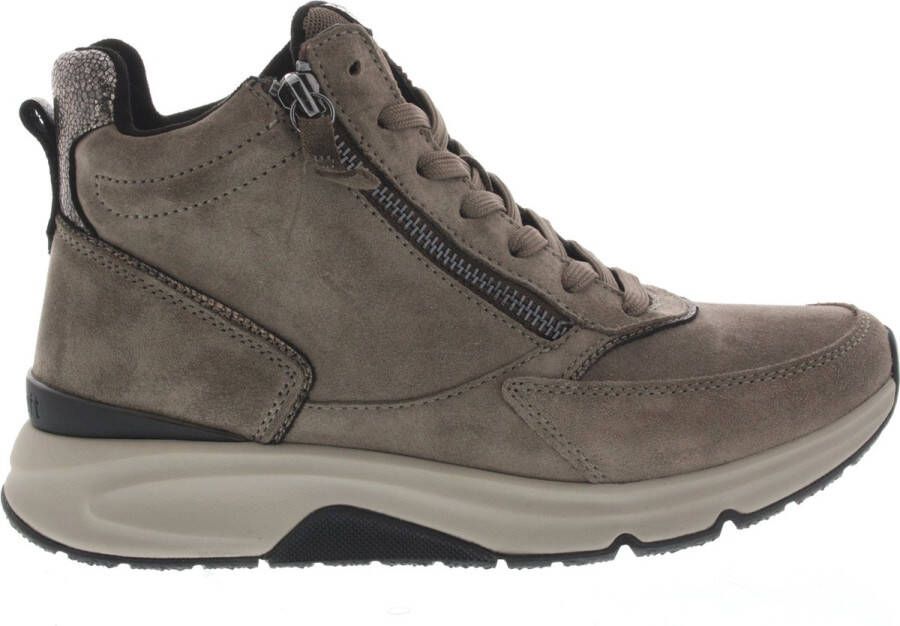 Gabor Dames Veterschoenen 56.887.30 Rolling Soft Taupe