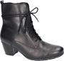 Gabor Zwarte Leren Veterschoenen Black Dames - Thumbnail 1