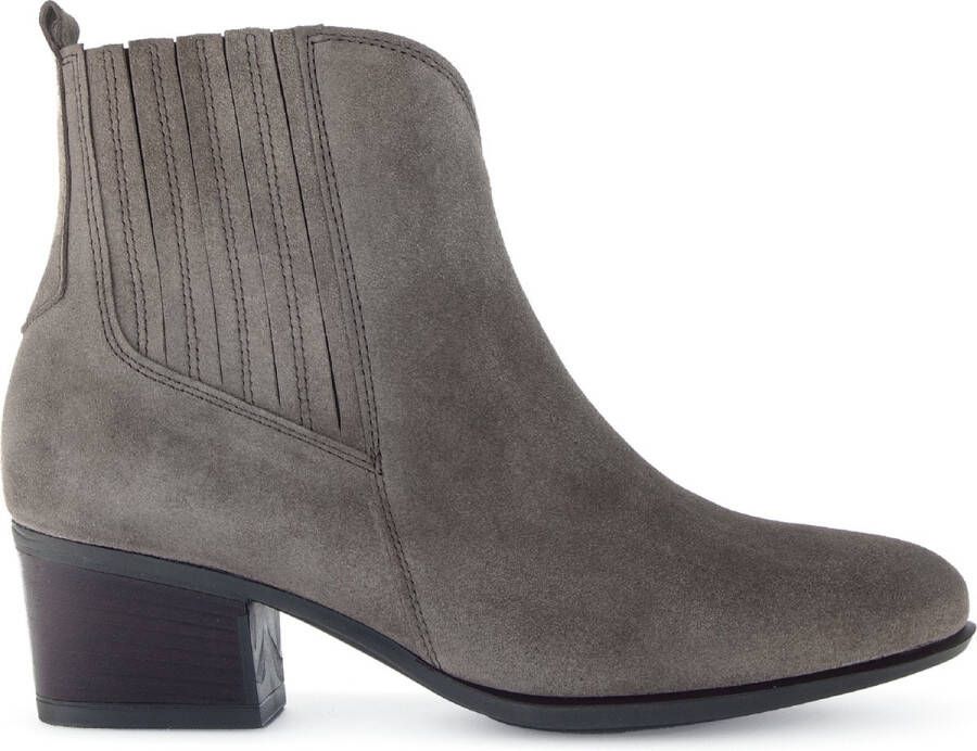 Gabor Enkellaars Western Taupe Suede