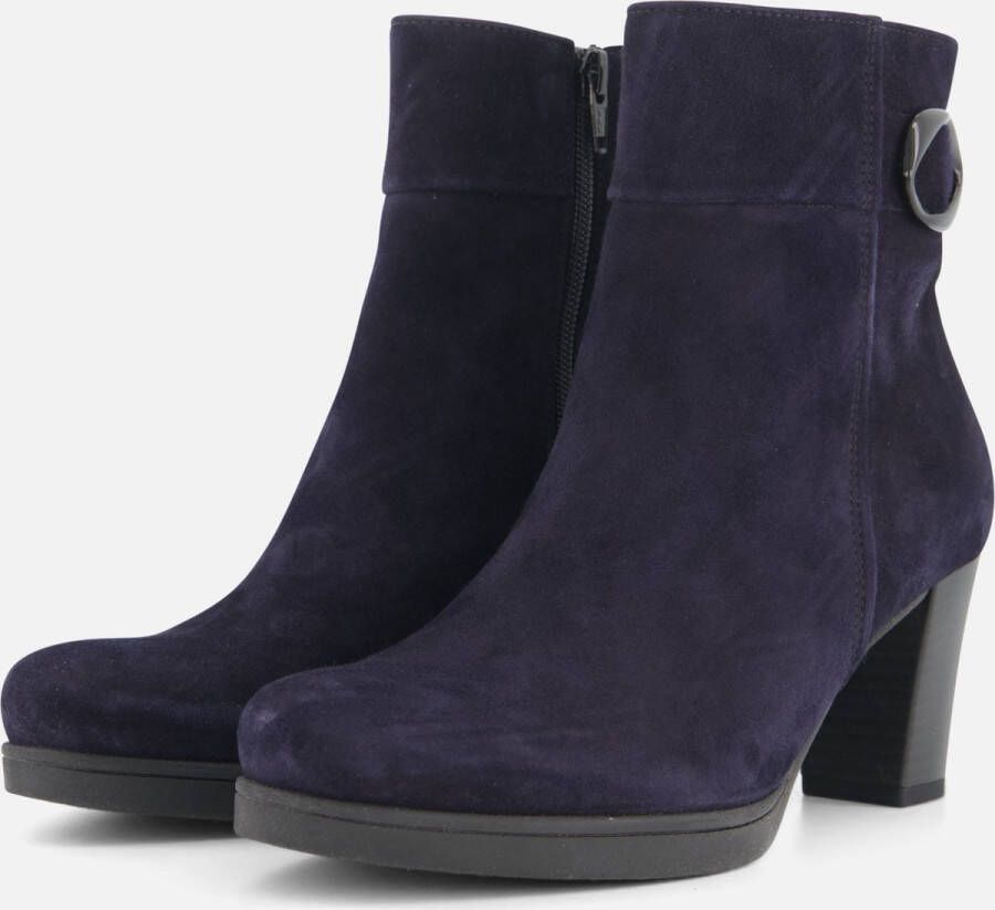 Gabor Enkellaarsjes blauw Suede Dames