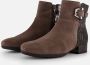 Gabor Enkellaarsjes bruin Suede Dames - Thumbnail 5