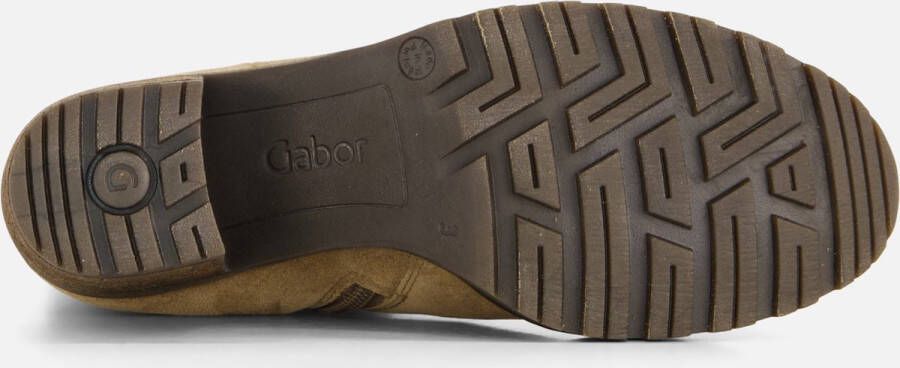 Gabor Enkellaarsjes taupe Suede Dames