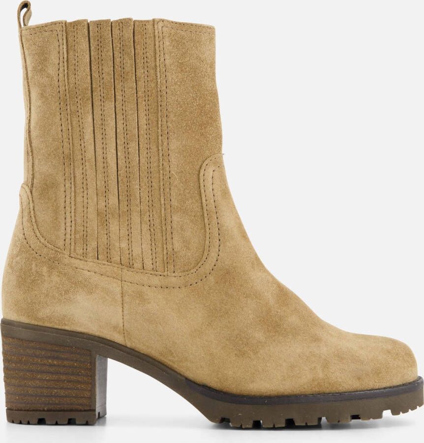 Gabor Enkellaarsjes taupe Suede Dames