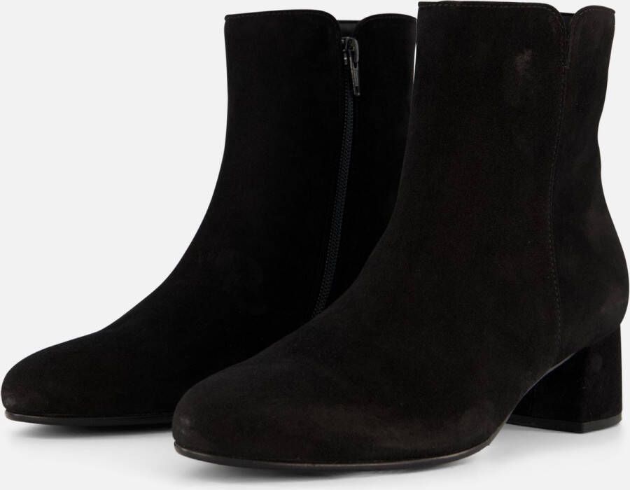 Gabor Enkellaarsjes zwart Suede Dames