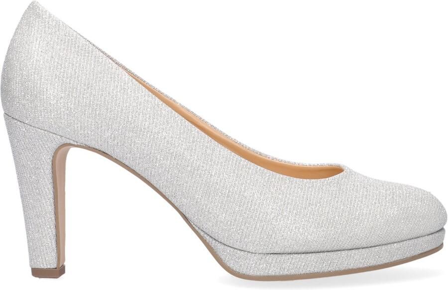 Gabor 270 Pumps High Heels Schoenen Hoge Hak Dames Zilver