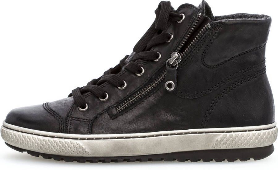 Gabor halfhoge sneakers 53.754.57 zwart