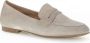 Gabor Beige Suède Mocassins College Stijl Beige Dames - Thumbnail 1