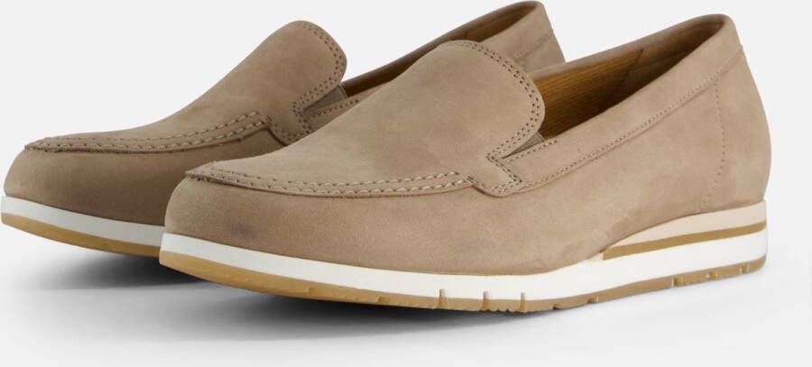 Gabor Instappers beige Nubuck Dames