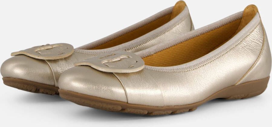 Gabor -Dames goud ballerina's & mocassins